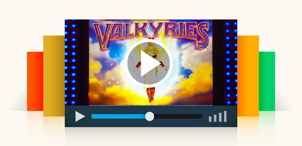 Valkyries Slot Machine, Live Play & Bonus