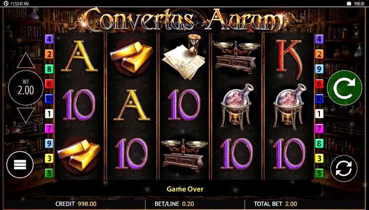 Convertus Aurum Slot Game